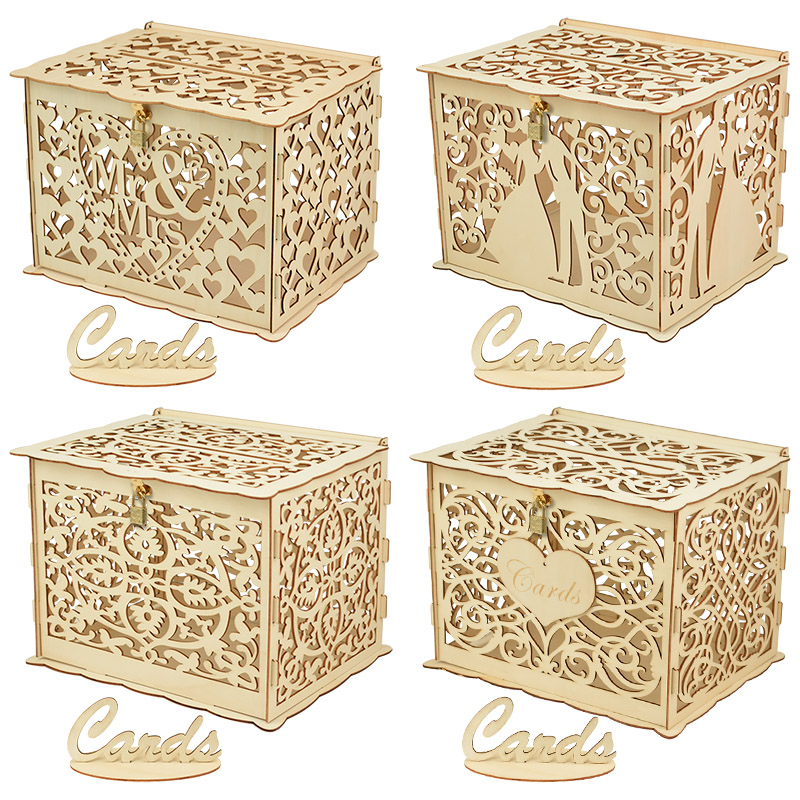 Wedding Supply.Box - 30X24X21cm DIY Wedding Gift Card Box