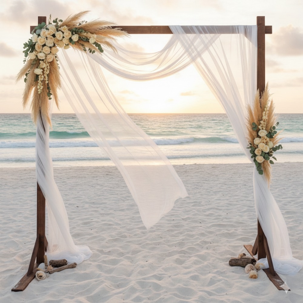 Wedding Support - Forest Theme Wooden Wedding Arch Gazebo