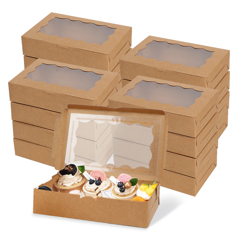 Wedding Supply.Box - 5/10/20pcs Cake Bakery Box With Window