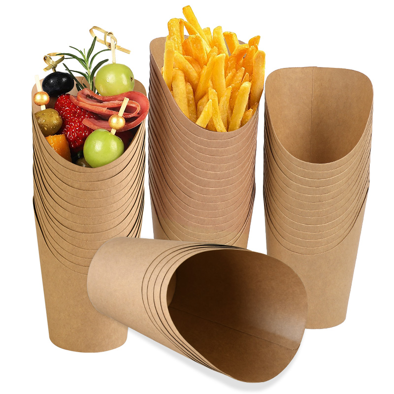 Wedding Supply.Box - 25/50pcs French Fries Holder Kraft Paper