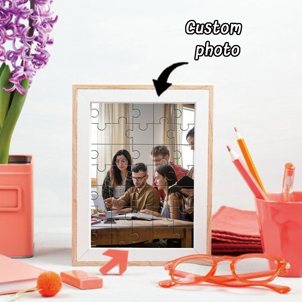 Wedding Souvenir - DIY custom photo puzzle, Wooden puzzle