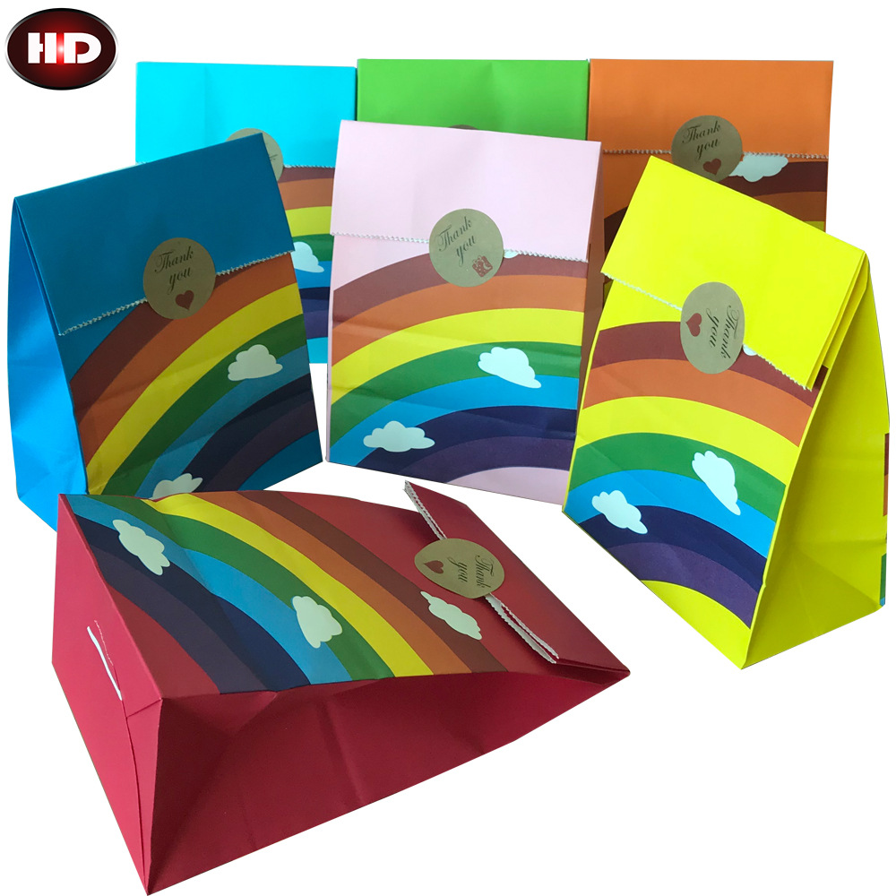 10/20/25pcs Kraft Rainbow Food - огляд і ціна Wedding Event Supply
