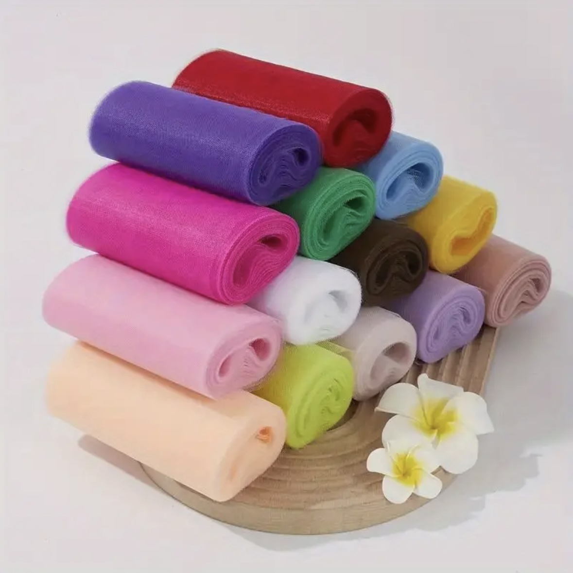 1 Roll White Tulle Fabric For  - огляд і ціна Wedding Fx