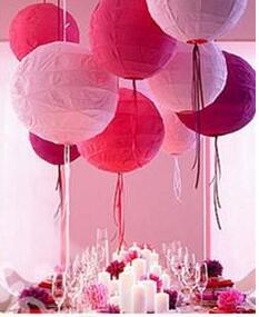 Blue Color China Paper Lantern - огляд і ціна Wedding Event Supply
