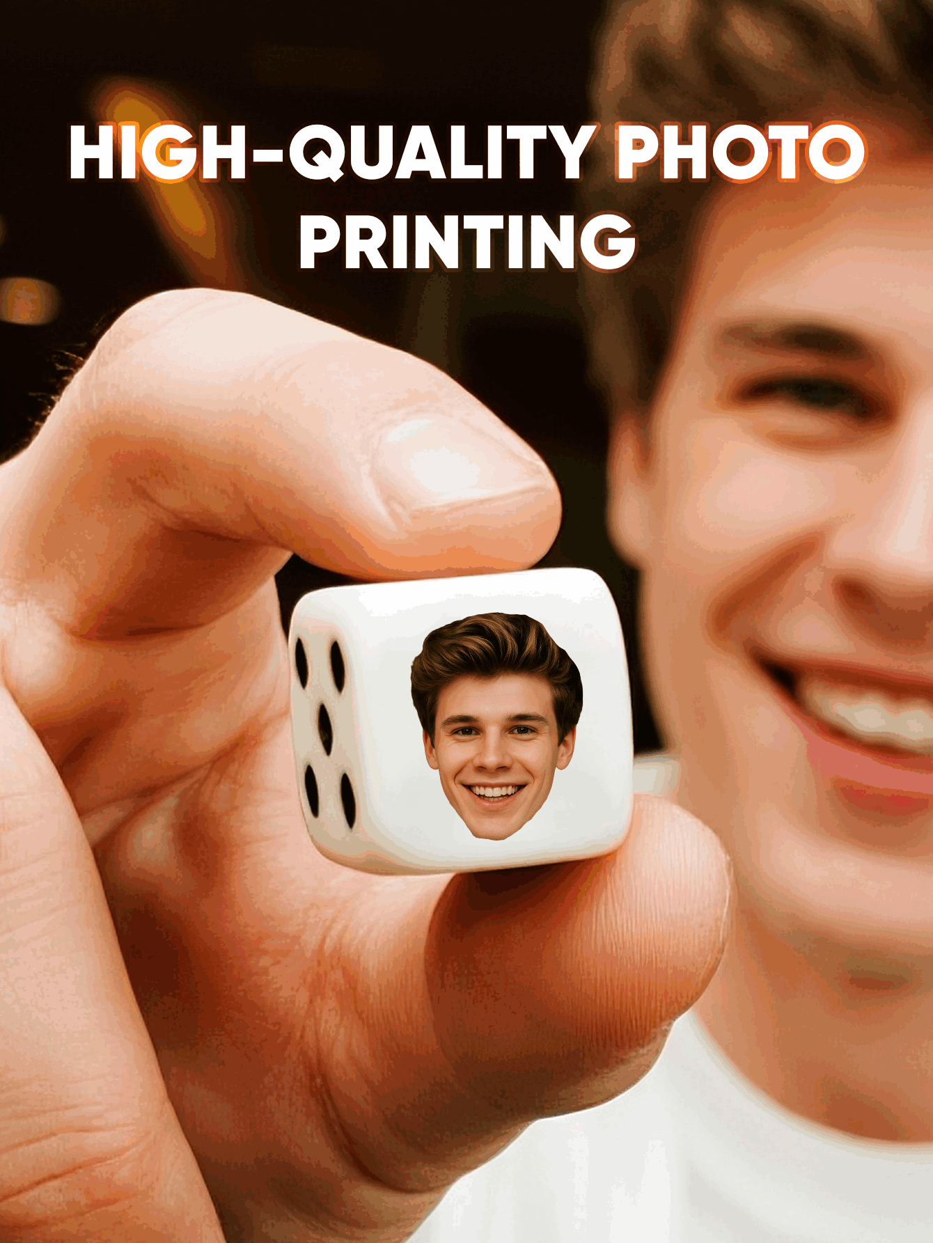 Custom Face Dice Personalized  - огляд і ціна Wedding Souvenir