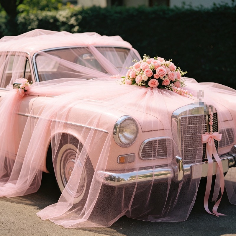 Light Pink Sheer Tulle Ceiling - огляд і ціна Wedding Balloon Arch