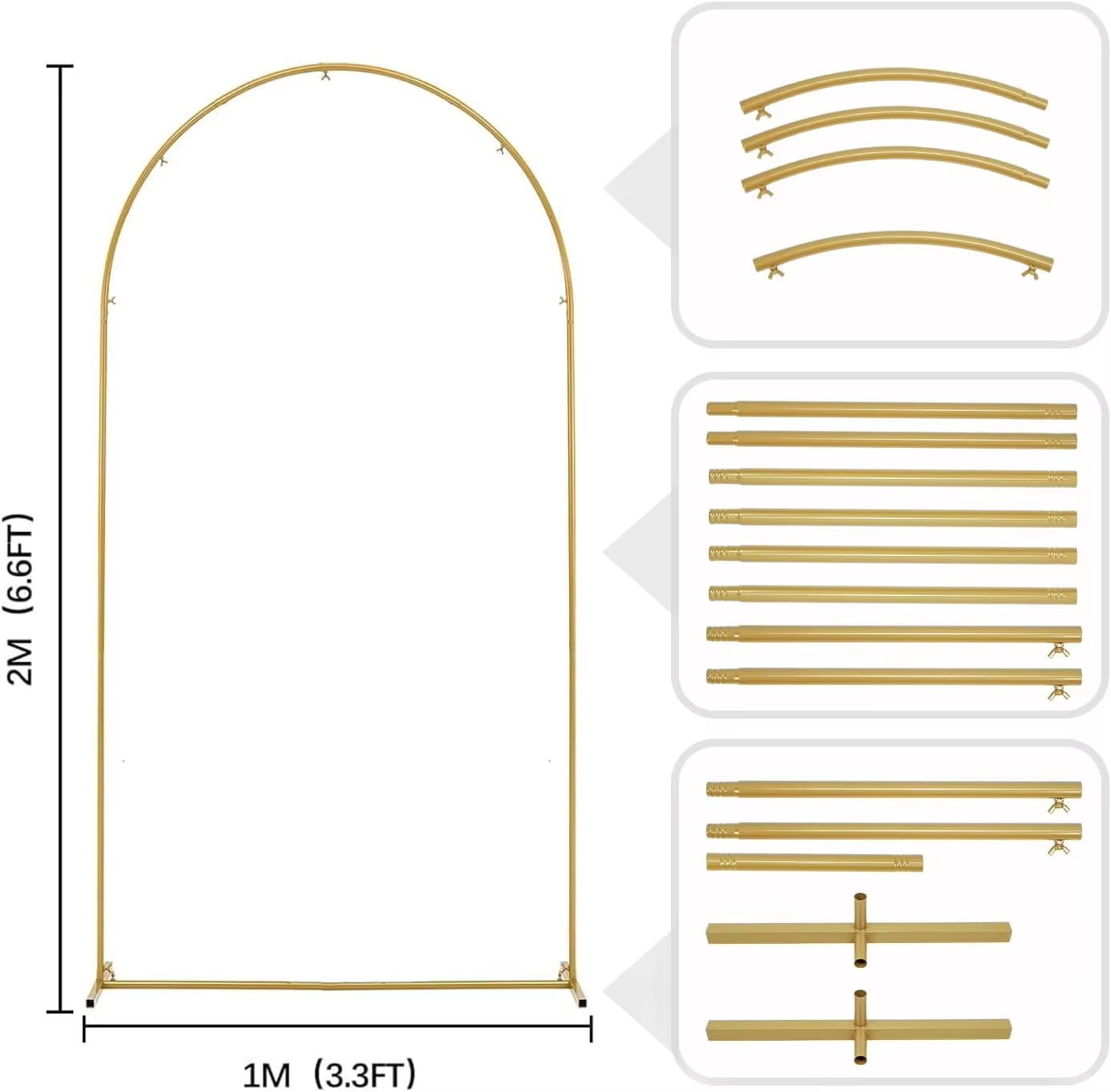 Metal Gold Wedding Arch Stand  - огляд і ціна Wedding Support