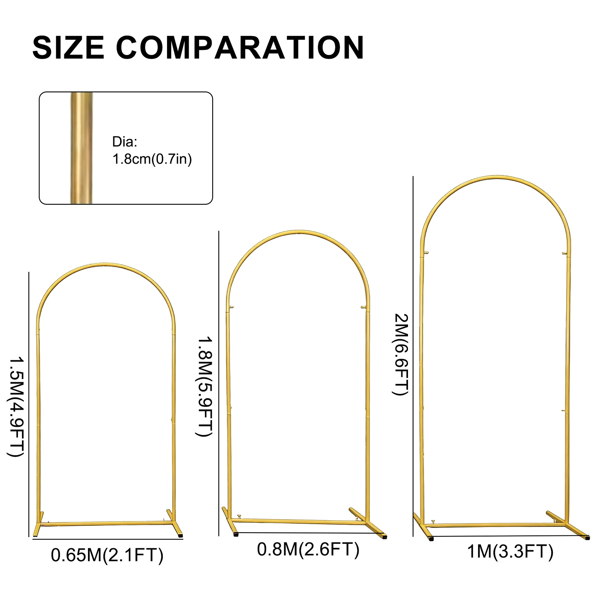 Metal Gold Wedding Arch Stand  - огляд і ціна Wedding Support