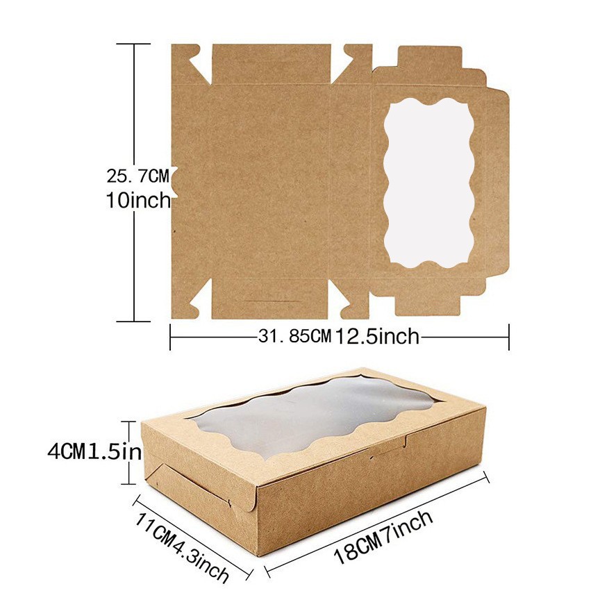10/30/50Pcs Kraft Paper Cake C - огляд і ціна Wedding Event Supply