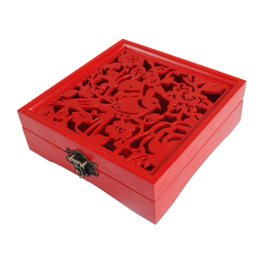 Red Chinese Style Carved Weddi - огляд і ціна Wedding Souvenir