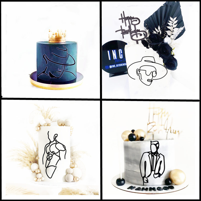 Sketch Face Acrylic Birthday C - огляд і ціна Suit Supply Wedding Party
