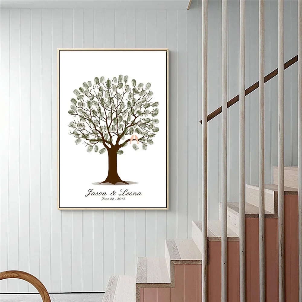 Wedding Fingerprint Tree Canva - огляд і ціна Wedding Souvenir