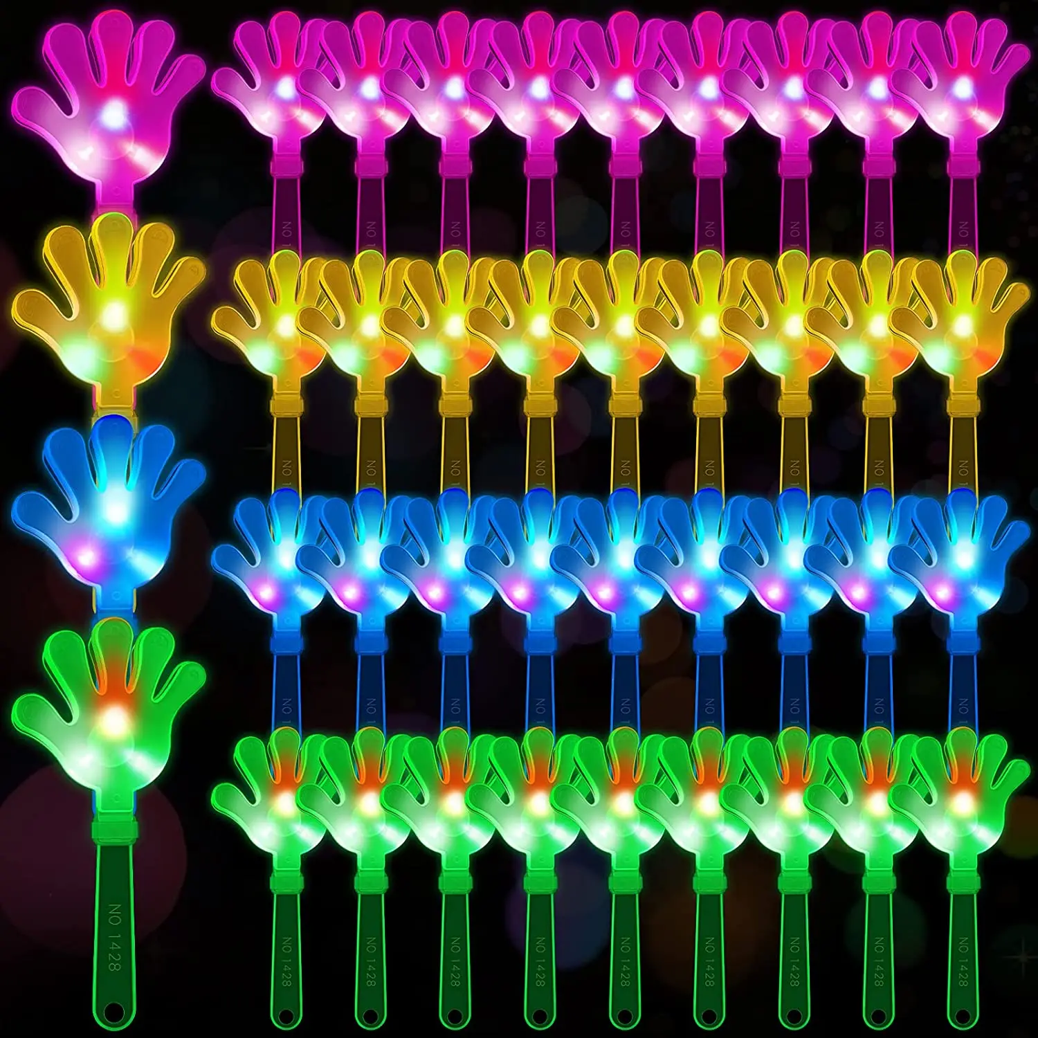12pcs Hand Clappers Light up L - огляд і ціна Wedding Event Supply