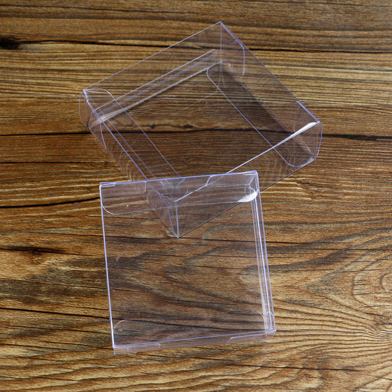 50pcs Square Transparent PVC B - огляд і ціна Wedding Supply.Box