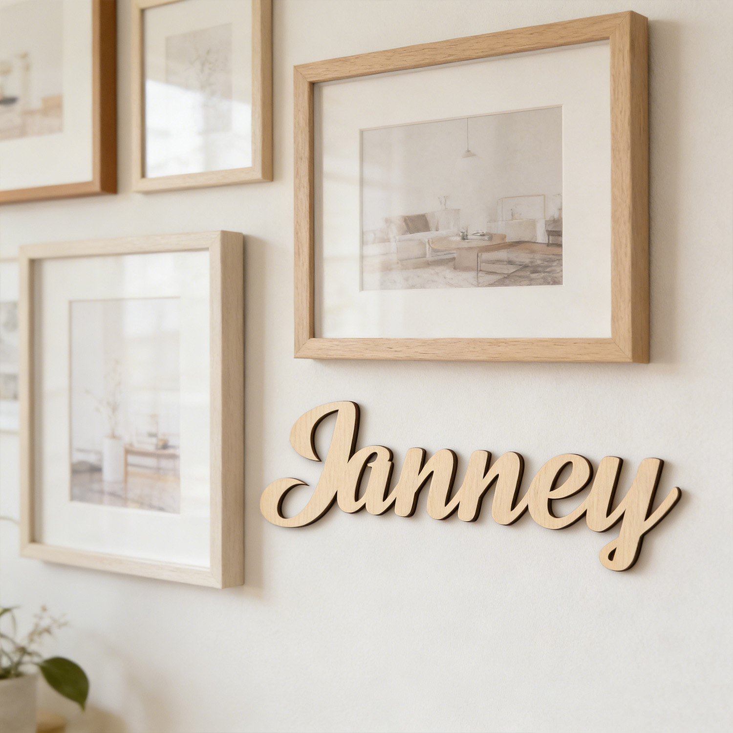 1pc Customized wooden wall dec - огляд і ціна Wedding Souvenir