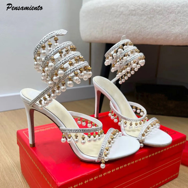 Luxury Rhinestones Pearls Tass - огляд і ціна Wedding Fx