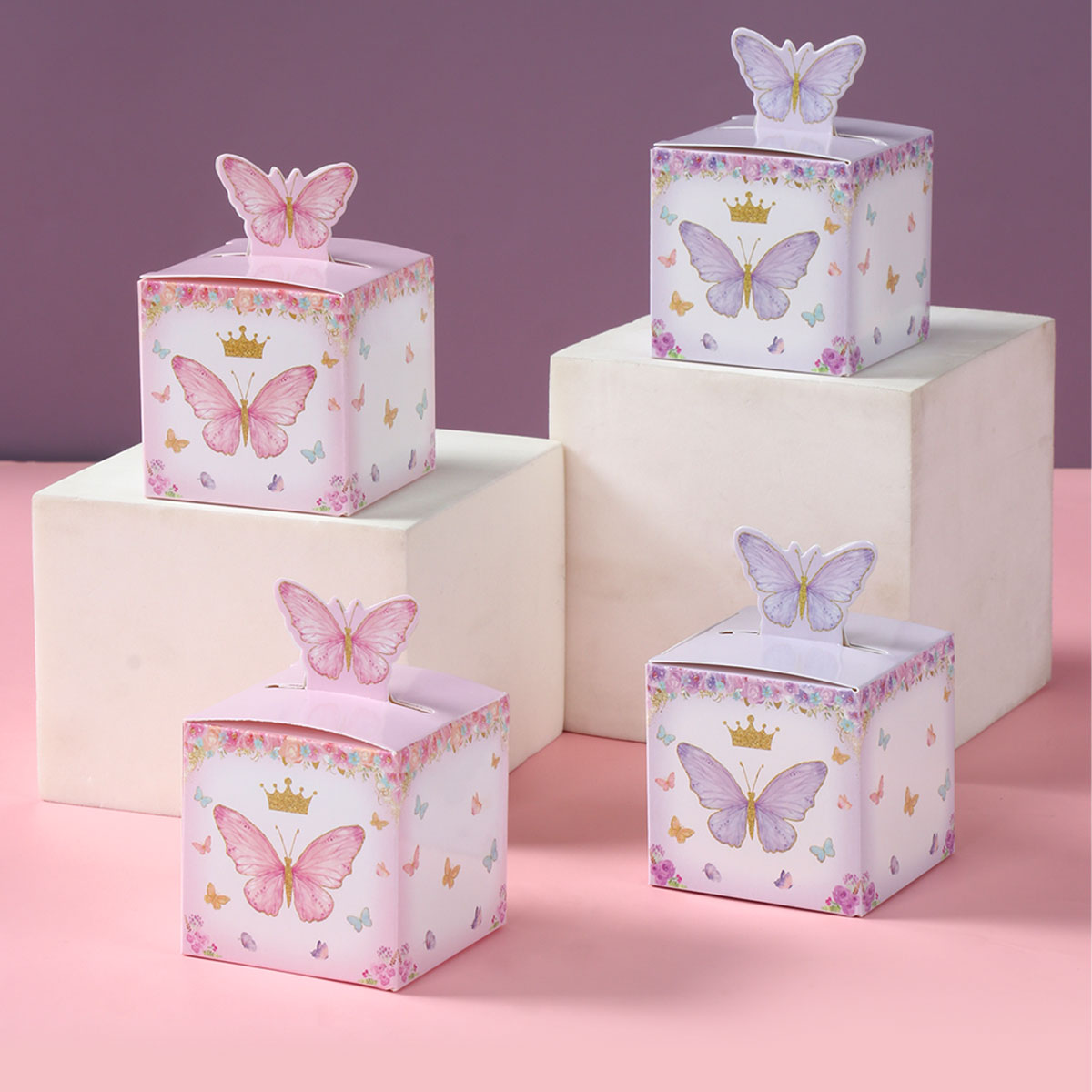 24pcs Candy Gift Box Purple Pi - огляд і ціна Wedding Supply.Box
