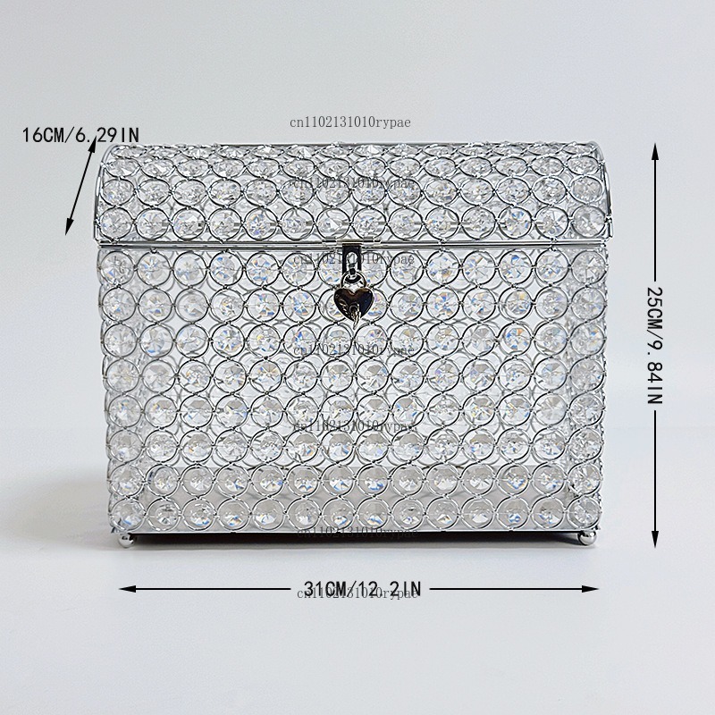 Crystal jewelry box, money jar - огляд і ціна Wedding Supply.Box