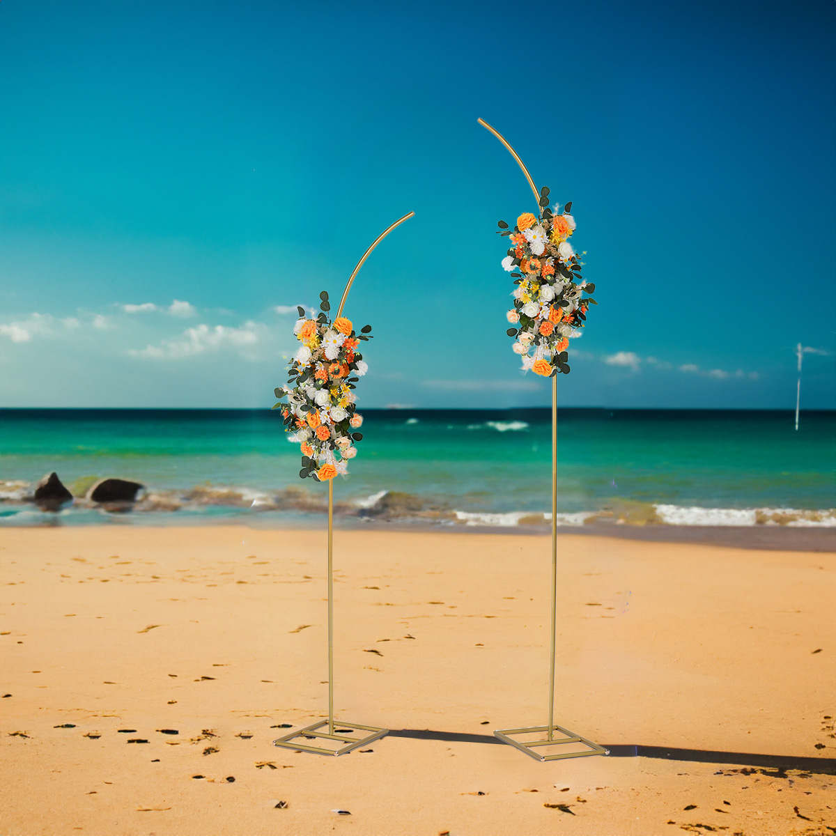 2pcs Metal Arch Backdrop Stand - огляд і ціна Wedding Balloon Arch