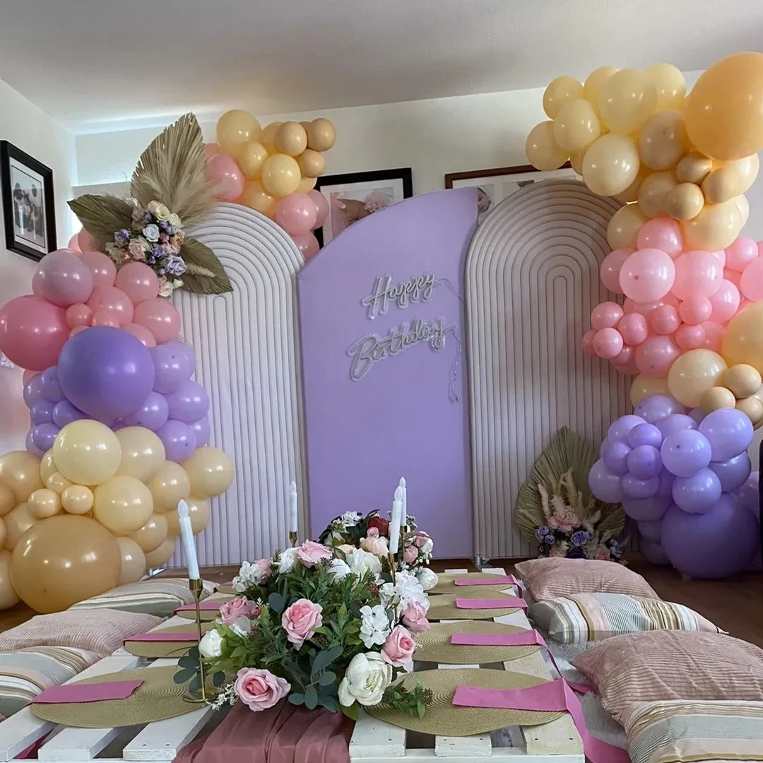 4pcs Custom Arched Frame and C - огляд і ціна Wedding Balloon Arch