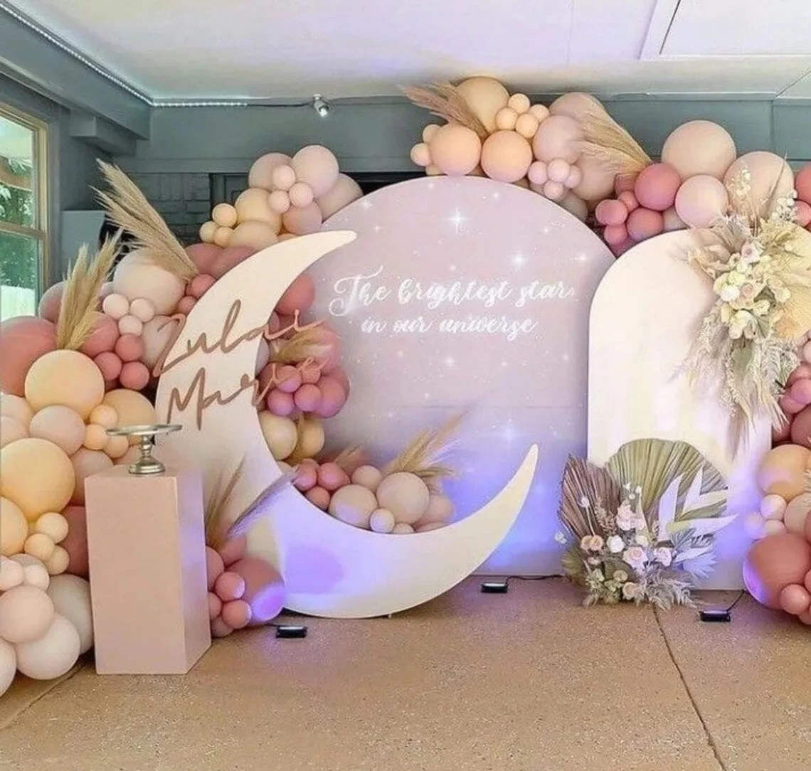 4pcs Custom Arched Frame and C - огляд і ціна Wedding Balloon Arch