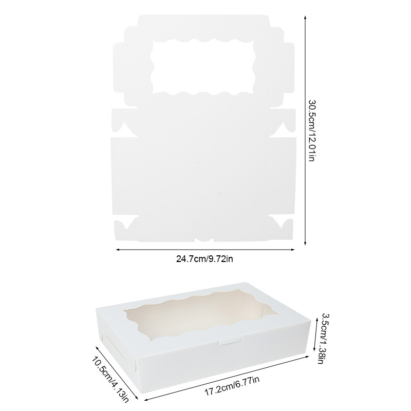 5/10/20pcs Cake Bakery Box Wit - огляд і ціна Wedding Supply.Box