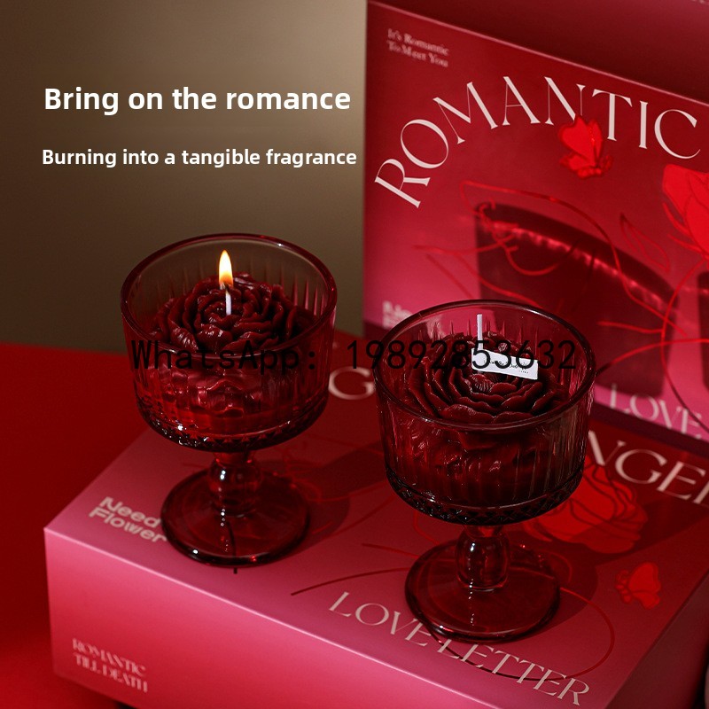 LZ rose scented candle modelin - огляд і ціна Wedding Souvenir