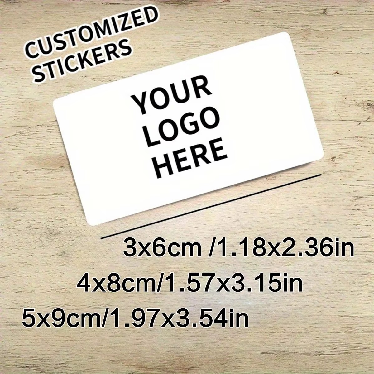 Custom Rectangular Stickers –  - огляд і ціна Wedding Packaging
