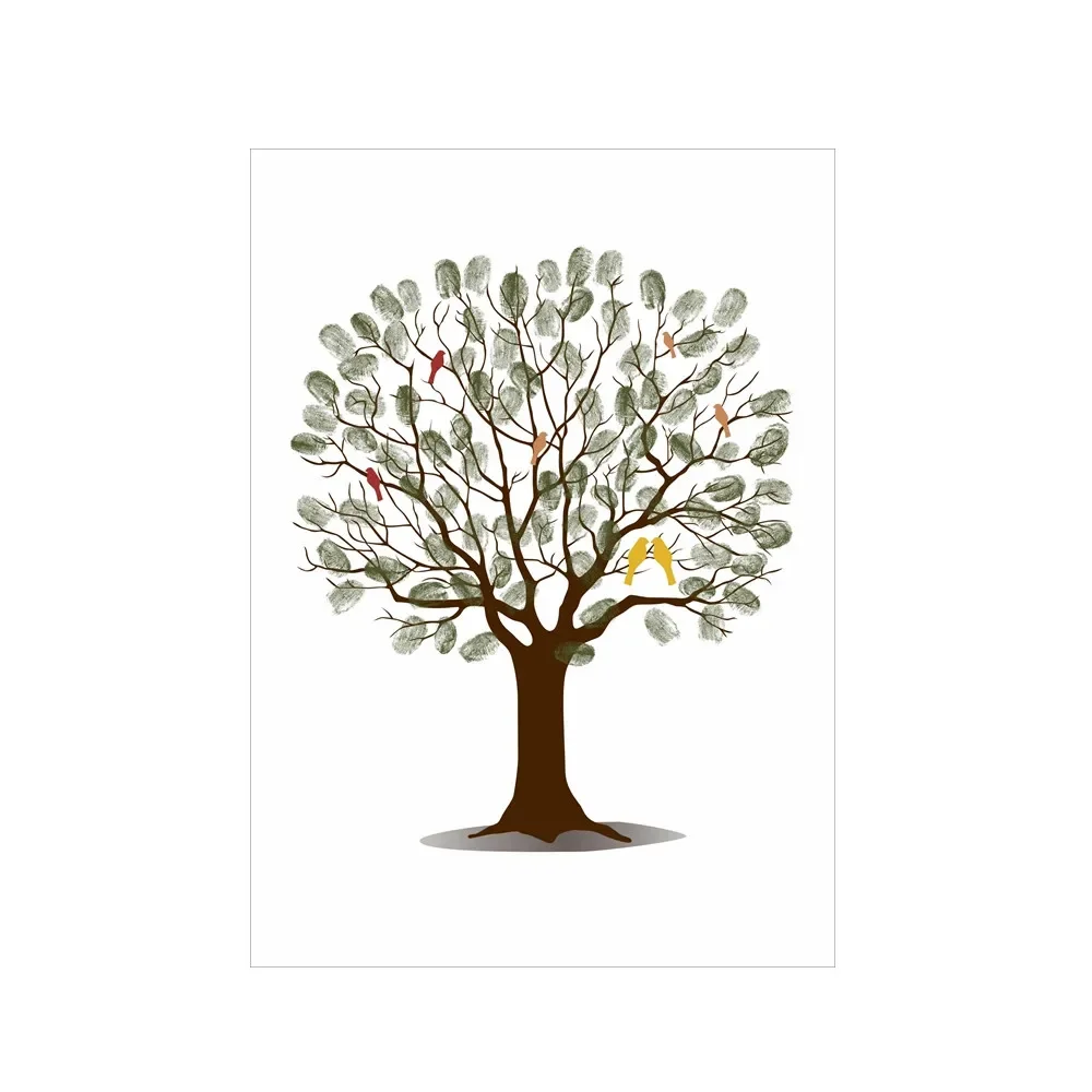 Wedding Fingerprint Tree Canva - огляд і ціна Wedding Souvenir