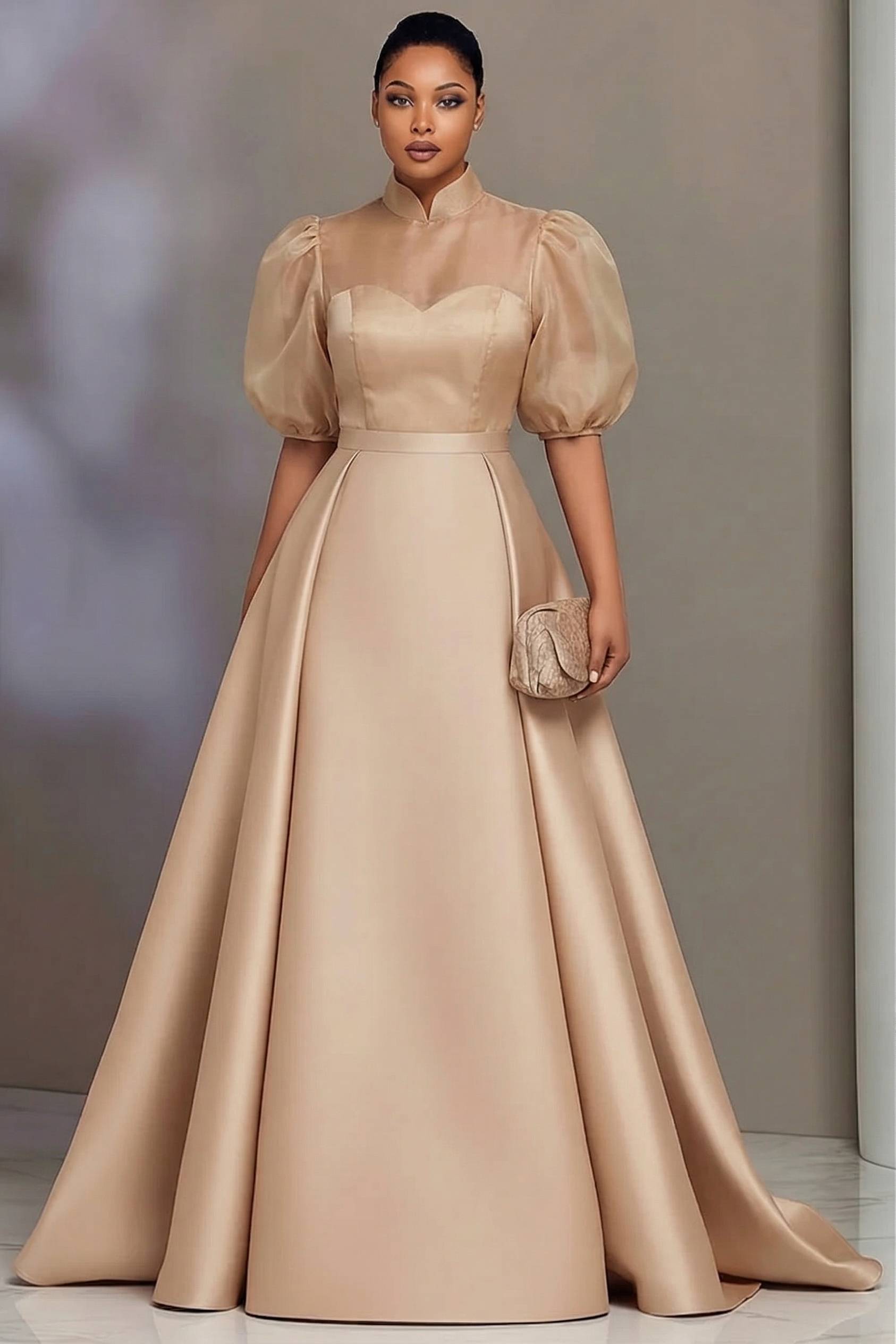 Plus Size Elegant Satin Prom D - огляд і ціна Wedding Support
