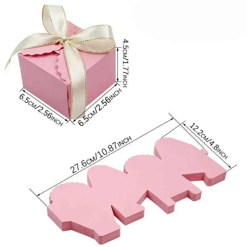 10/20PCS Kraft Paper Gift Box  - огляд і ціна Wedding Event Supply