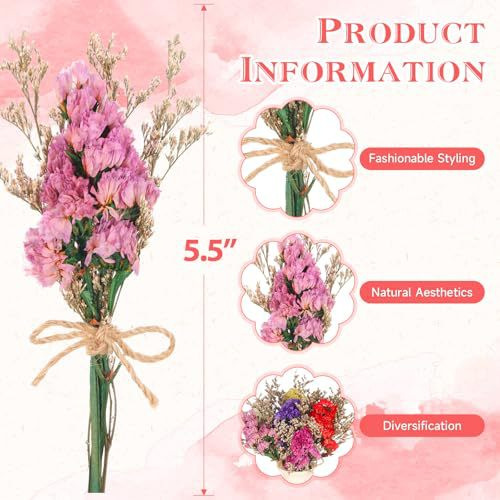 Mini Dried Flower Bouquet Natu - огляд і ціна Wedding Souvenir