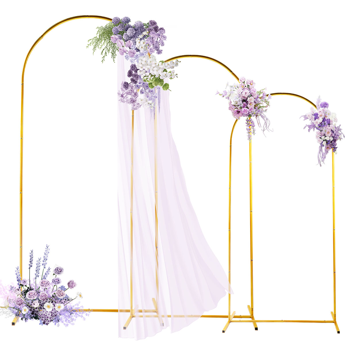 3Pack Golden Metal Arch Kits,  - огляд і ціна Wedding Balloon Arch